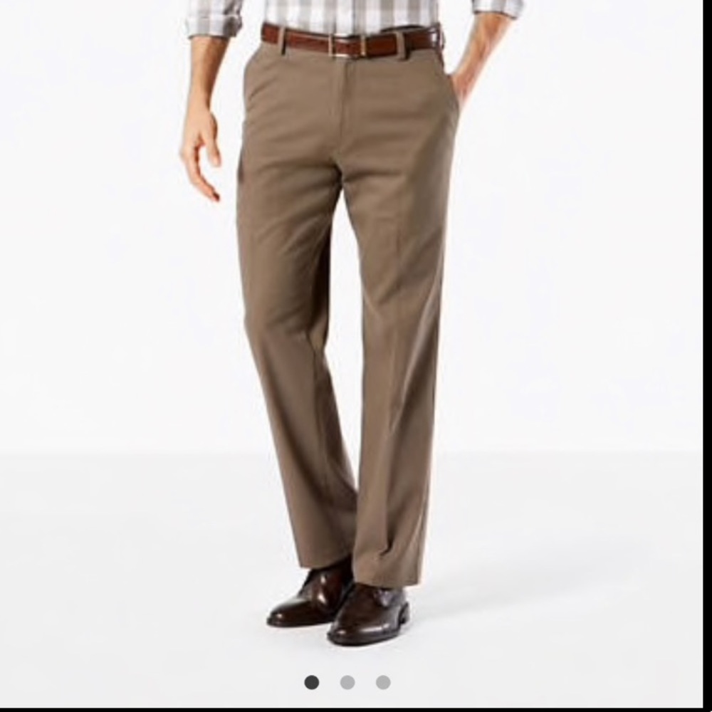 Dockers Flat Front Straight Fit Khakis